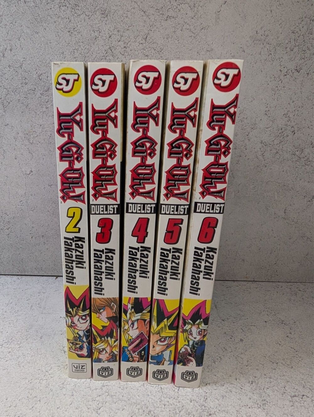 Yu-Gi-Oh Duelist Manga Vol 2–6 Lot FIRST PRINT Vol 3-6 Kazuki Takahashi Viz
